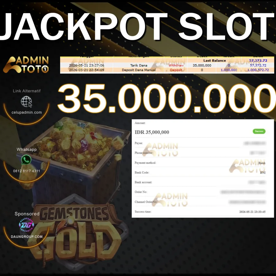 JACKPOT SLOT GEMSTONE GOLD