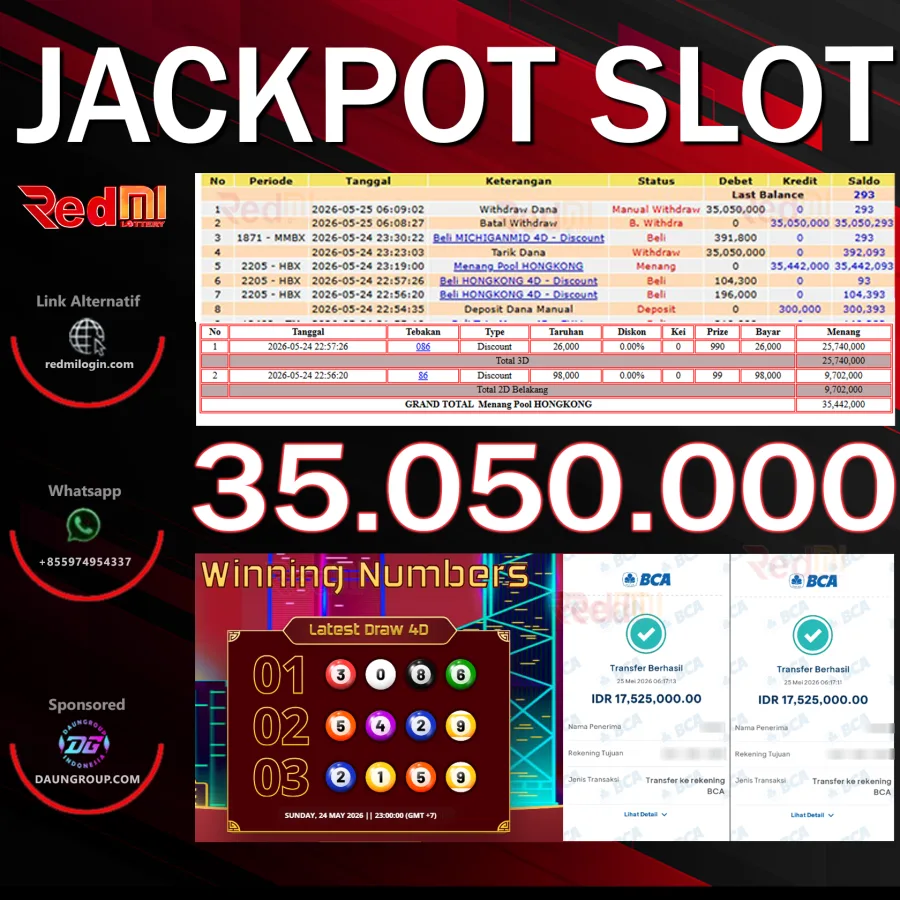 JACKPOT HONGKONG LOTTO
