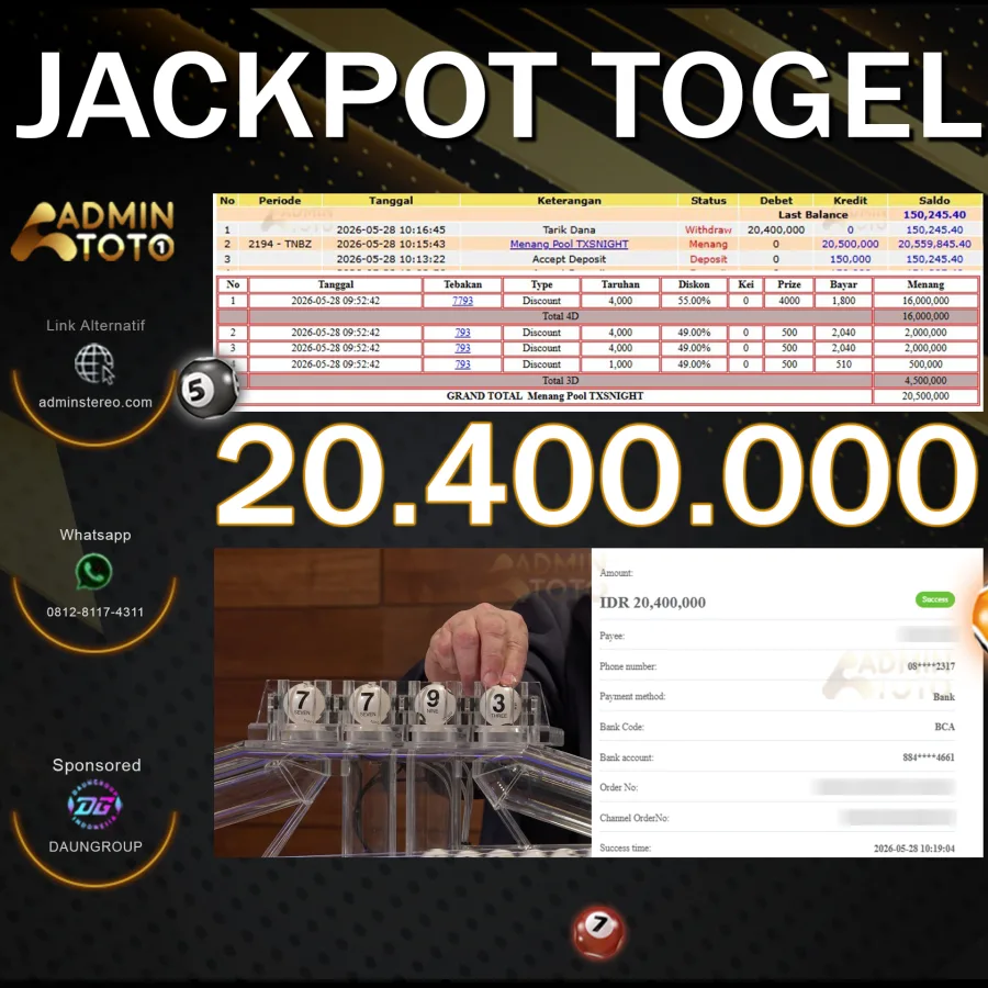 JACKPOT TOGEL TEXAS NIGHT