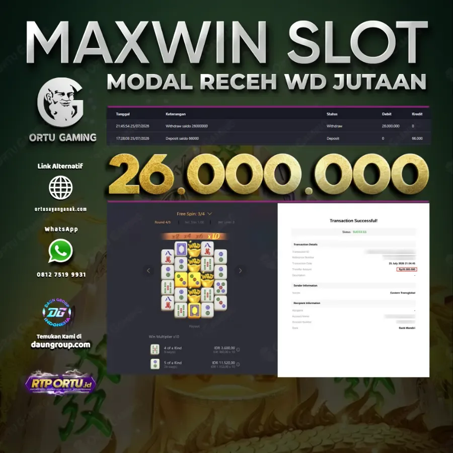 MAXWIN MAHJONG WAYS SLOT