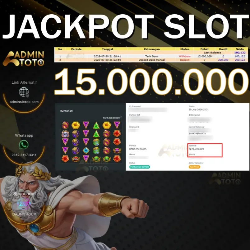 JACKPOT SLOT GATES OF OLYMPUS