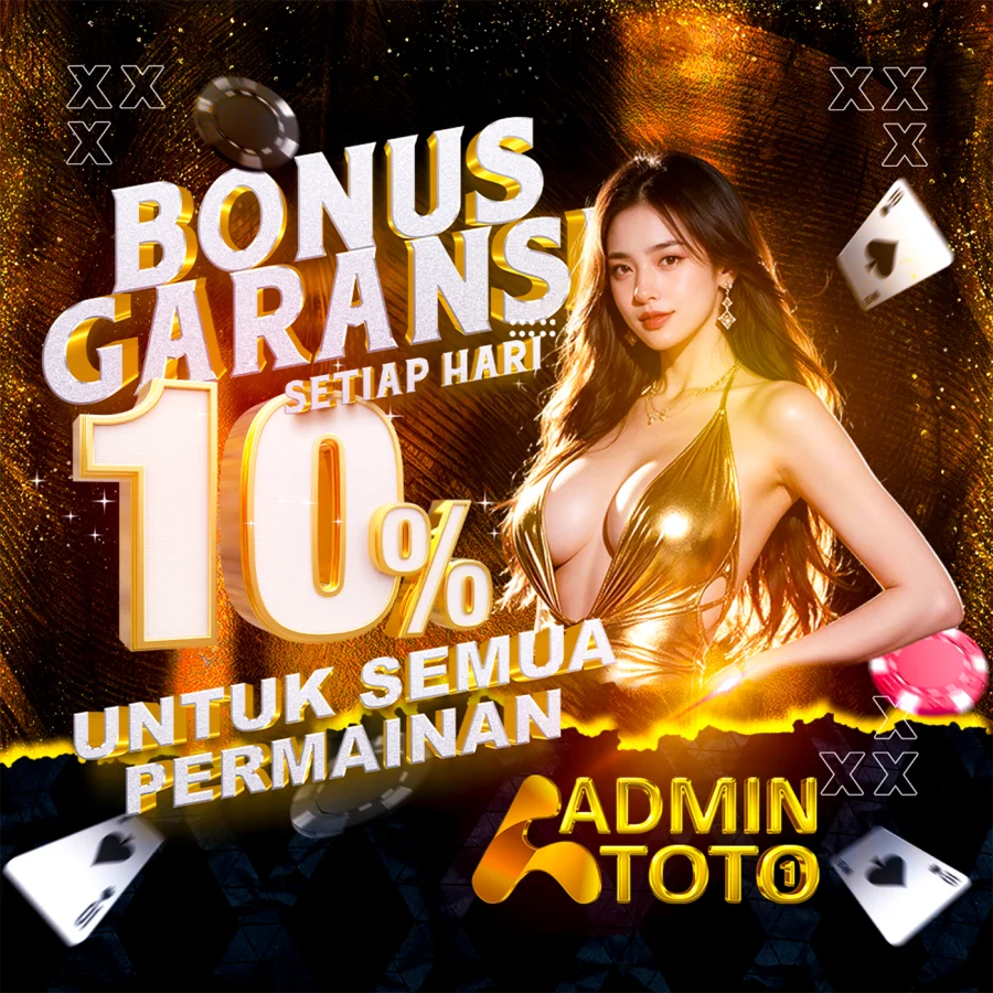 BONUS GARANSI 10% UNTUK SEMUA PERMAINAN