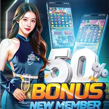 BONUS NEW MEMBER 50%