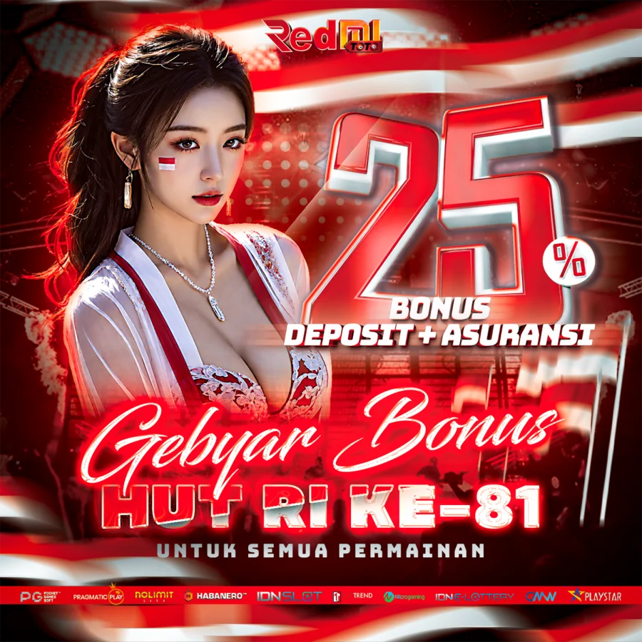 Gebyar Bonus Deposit + Asuransi HUT RI 25%